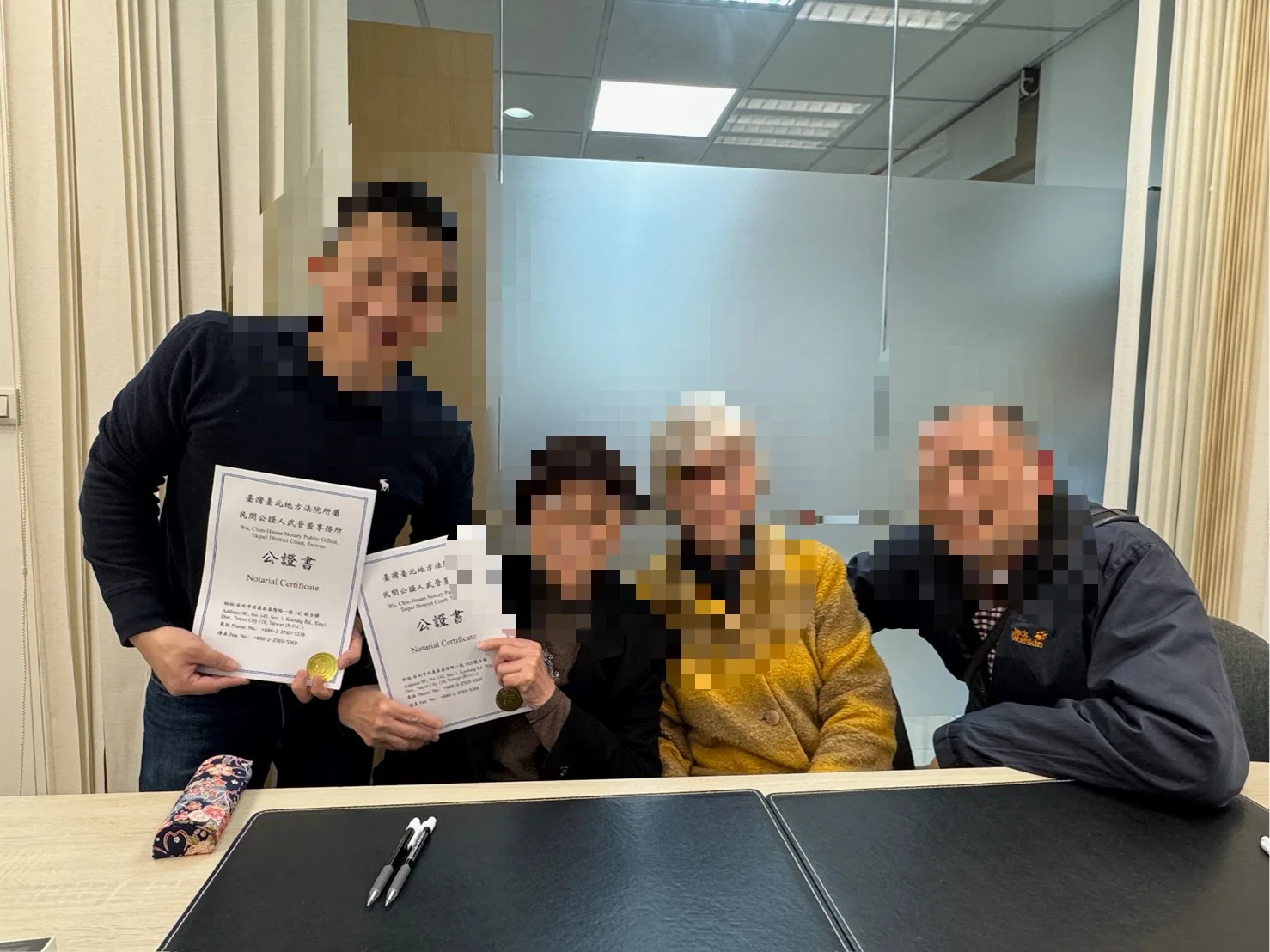 採光良好的陽台與合作屋主合影
